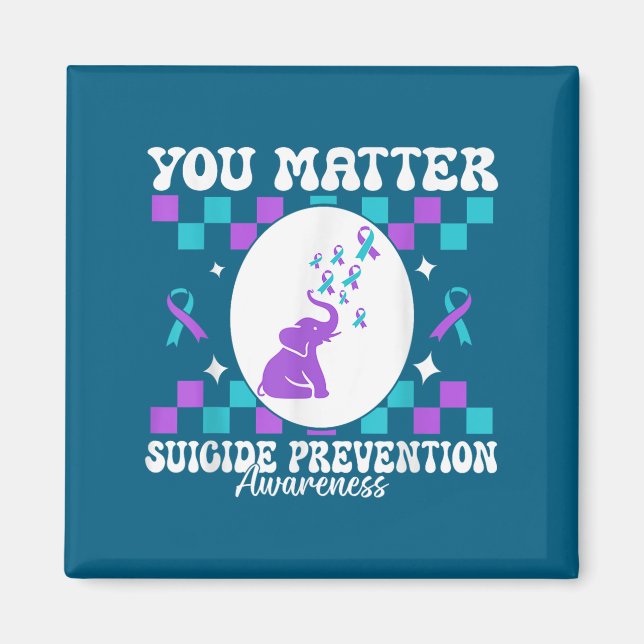 You Suicide Prevention Awareness Women  Magnet (Framsidan)