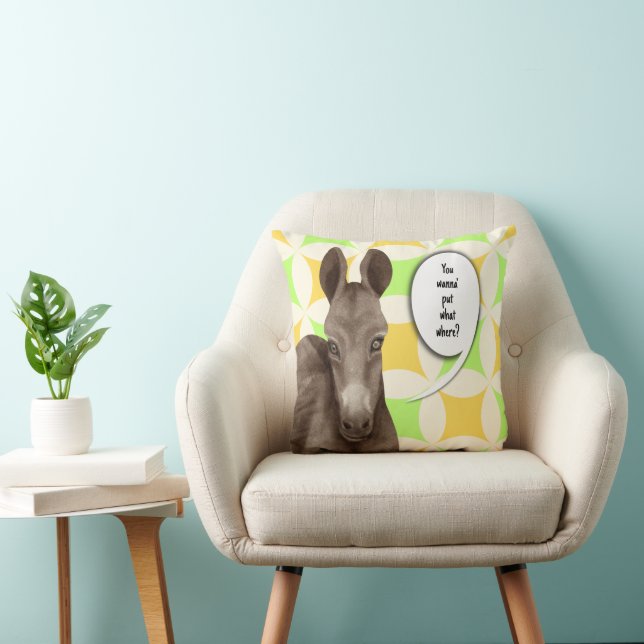 You wanna' put what where kudde (Stol)