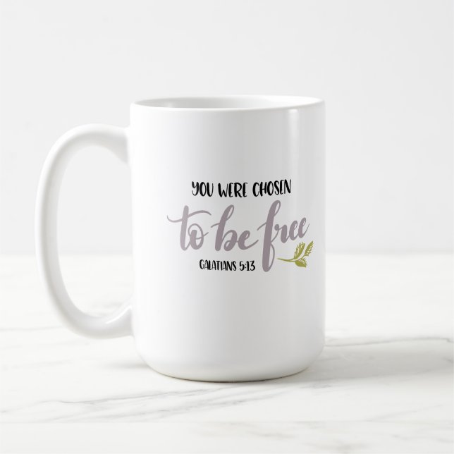 You Were Chosen to Be Free –  Kaffemugg (Vänster)