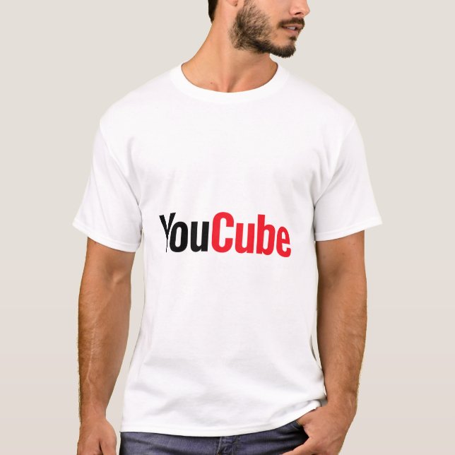 "YouCube "  fake brand  T Shirt (Framsida)
