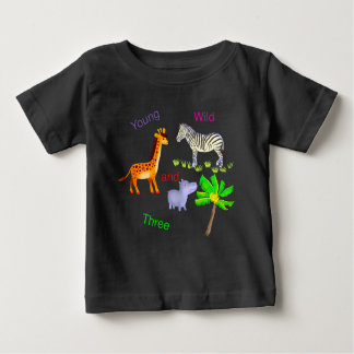 youg wild  and three t shirt