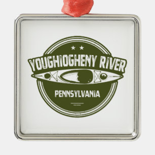 Youghiogheny River, Pennsylvania Julgransprydnad Metall