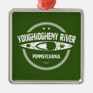 Youghiogheny River, Pennsylvania Julgransprydnad Metall