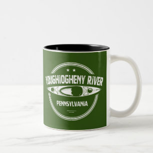 Youghiogheny River, Pennsylvania Två-Tonad Mugg