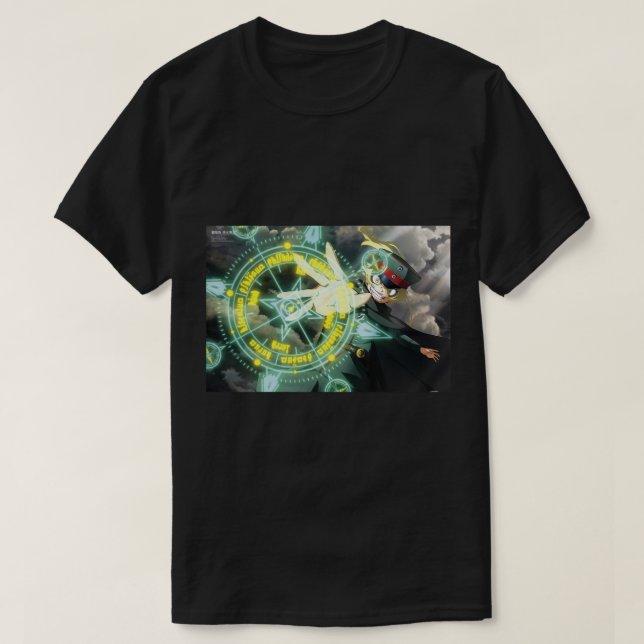 Youjo senki Saga of Tanya the Evil T Shirt (Design framsida)
