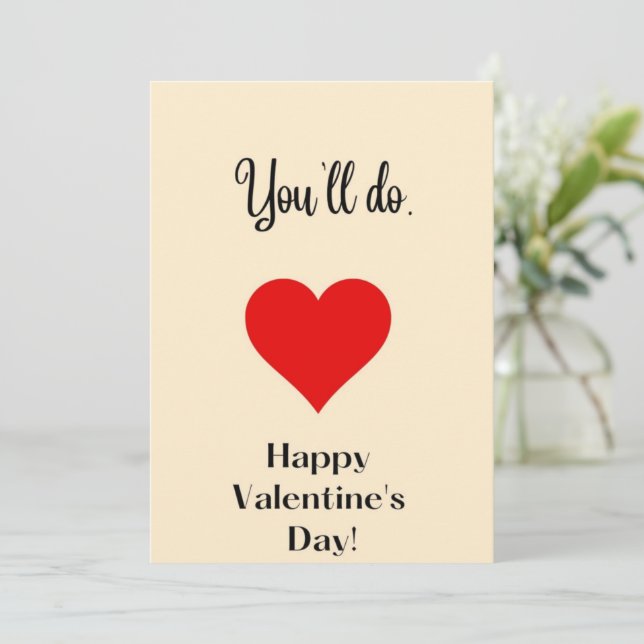 You'll do. julkort (Stående Fram)