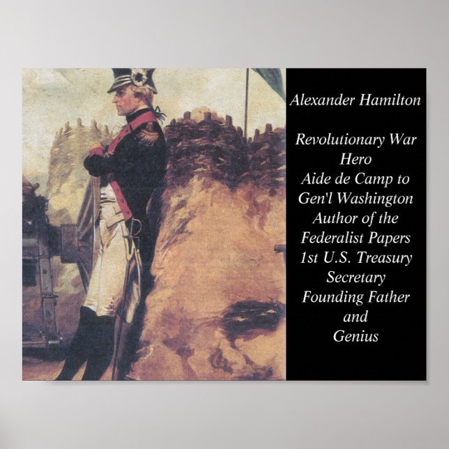 Young Alexander Hamilton poster (Framsidan)
