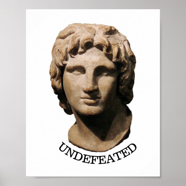 Young Alexander the Underbar - Unbesegrad Poster (Framsidan)