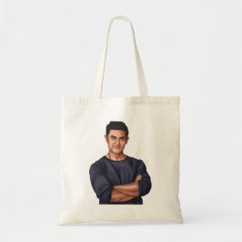 Young Amir Khan Tote Bag Tygkasse