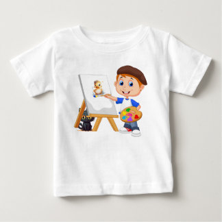 Young Artist och hans Cat baby jersey t-shirt