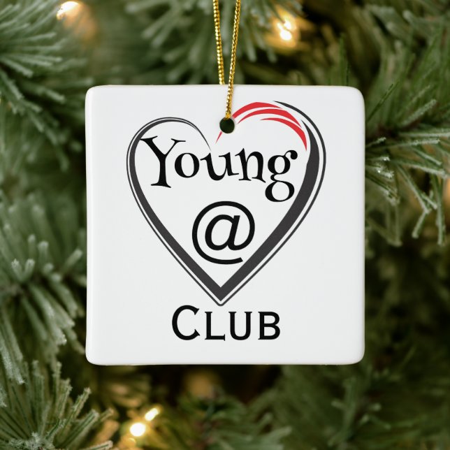Young at Heart Club Ceramic Ornament (Träd)