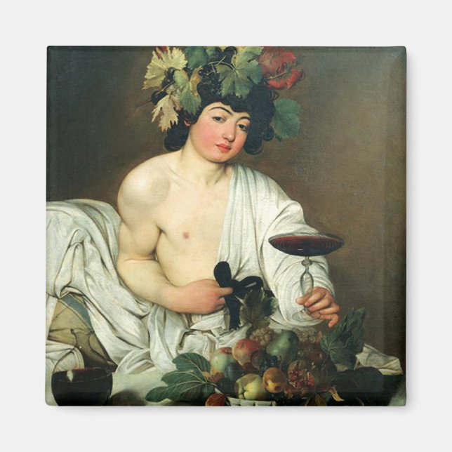 Young Bacchus, Caravaggio Magnet (Framsidan)