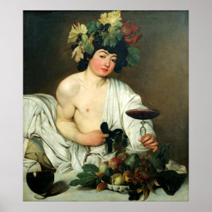 Young Bacchus, Caravaggio Poster