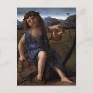 'Young Bacchus' Vykort