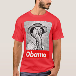 Young Barack Obama 8-bitars Fläkt Art T Shirt