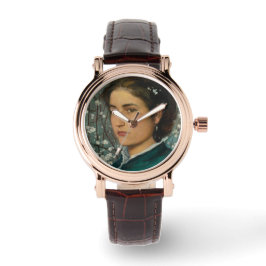 Young Beauty (Elegant Woman) (Female Porträtt) Armbandsur