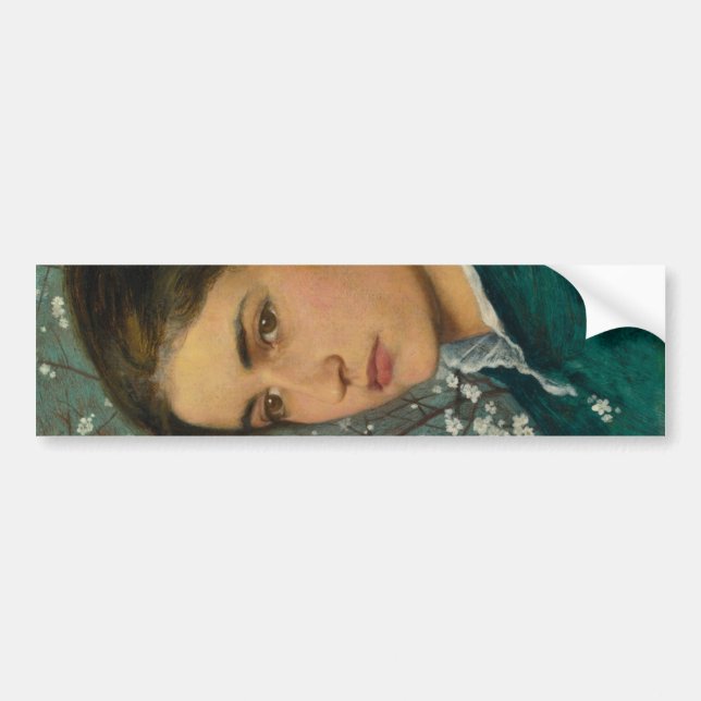 Young Beauty (Elegant Woman) (Female Porträtt) Bildekal (Framsidan)