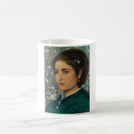 Young Beauty (Elegant Woman) (Female Porträtt) Kaffemugg