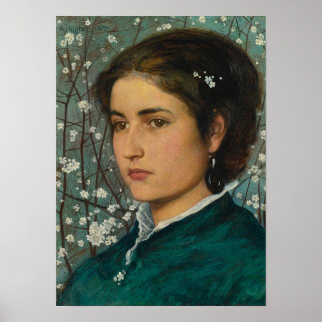 Young Beauty (Elegant Woman) (Female Porträtt) Poster (Framsidan)