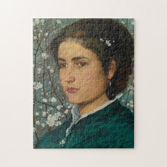 Young Beauty (Elegant Woman) (Female Porträtt) Pussel (Vertikal)