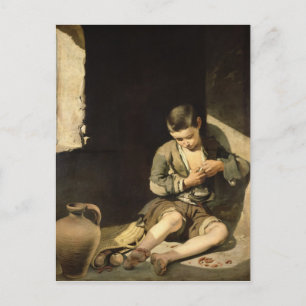 Young Beggar, 1650 Vykort