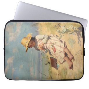 Young Botanist (av Paul Peel) Laptop Fodral