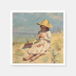 Young Botanist (av Paul Peel) Pappersservett