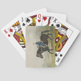 Young Boy Riding a Pony (av Penry Williams) Casinokort