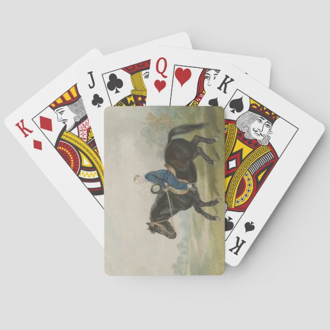 Young Boy Riding a Pony (av Penry Williams) Casinokort (Baksidan)