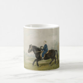 Young Boy Riding a Pony (av Penry Williams) Kaffemugg