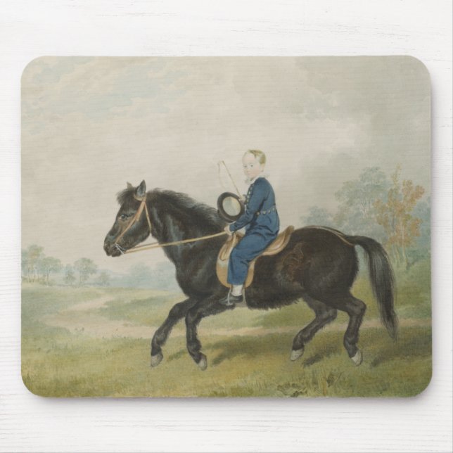 Young Boy Riding a Pony (av Penry Williams) Musmatta (Framsidan)