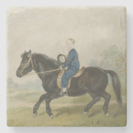 Young Boy Riding a Pony (av Penry Williams) Stenunderlägg