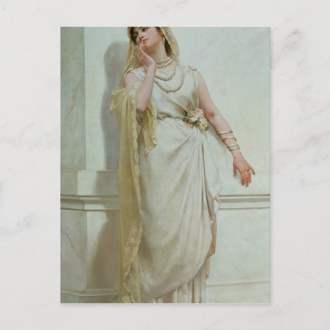 Young Bride 1883 Vykort (Framsida)