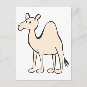 Young Camel Tecknad Vykort