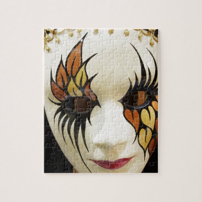 Young Ceramic Carnival Mask Pussel (Vertikal)