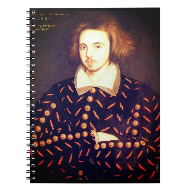 Young Christopher Marlowe Anteckningsbok (Framsidan)