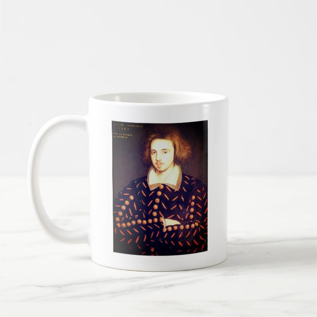 Young Christopher Marlowe Coffee Mugg (Vänster)