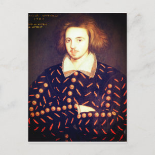 Young Christopher Marlowe Postcard Vykort