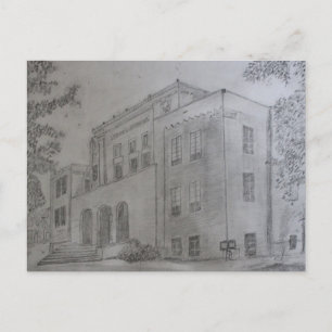 Young County Domstol, Graham, Texas Vykort