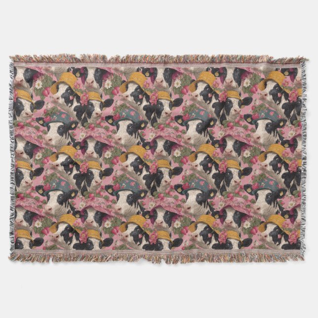 Young Cows Wearing Spring Hats In Strawberry Field Filt (Framsidan)