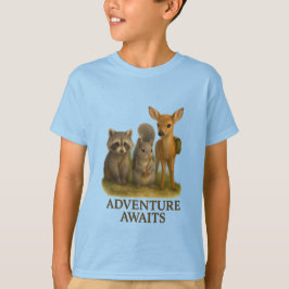 Young Critters Klubb Tee #1 - "Äventyr Awaits"