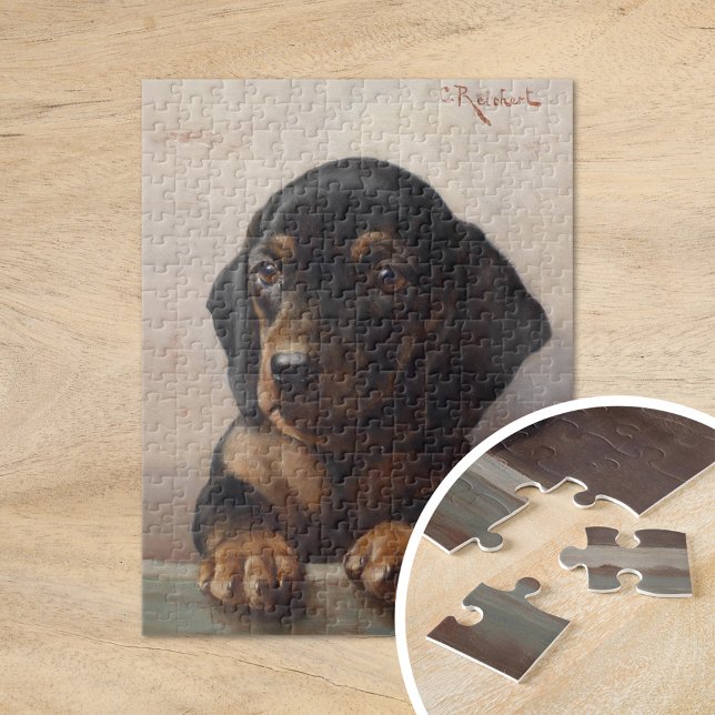 Young Dachshund | Carl Reichert Pussel (Skapare uppladdad)