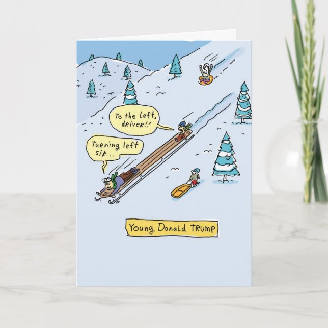 Young Donald Trump Kort (Framsida)