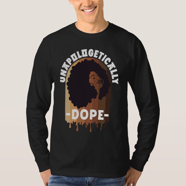 Young ed and black Black History History Black You T Shirt (Framsida)