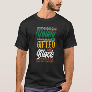 Young-ed and Black Proud African American Heritage T Shirt