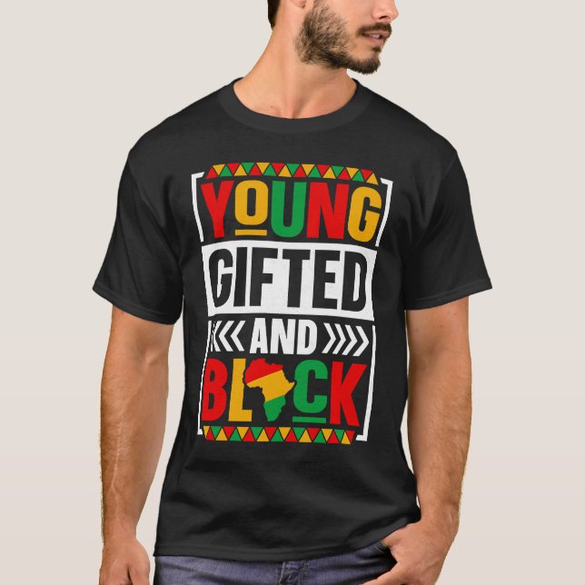 Young ed and Black T Shirt (Framsida)