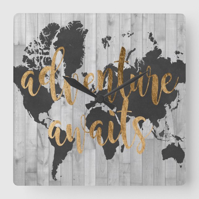 Young Explorer VI Fyrkantig Klocka (Framsida)