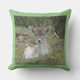 Young Fallow Hjort Dekorativ kudde