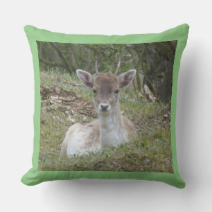 Young Fallow Hjort Dekorativ kudde