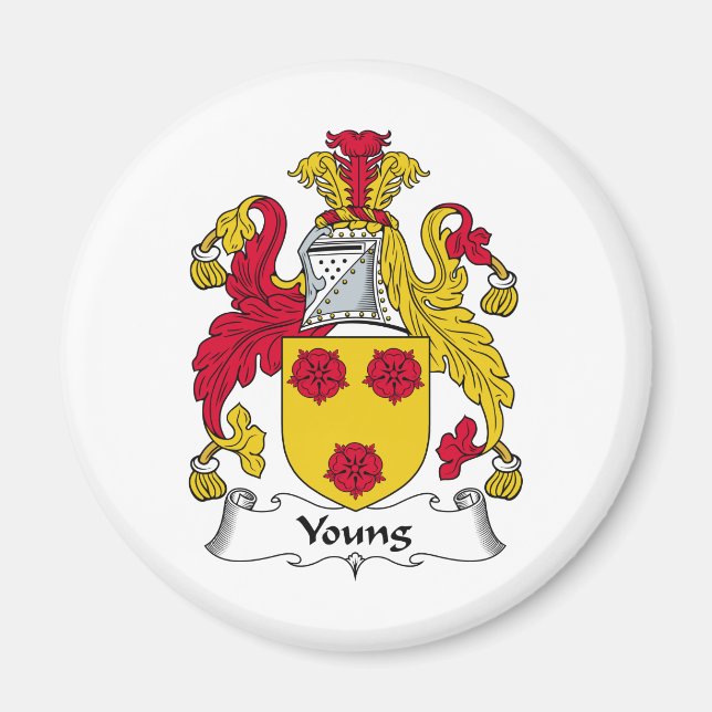 Young Family Crest Magnet (Framsidan)